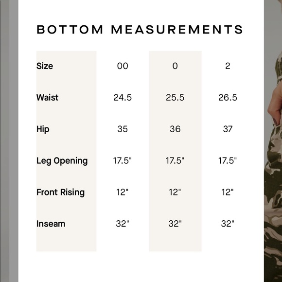 Good American Camo Uniform Pants in Forest - Picture 2 of 3